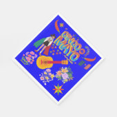 Cinco De Mayo helderblauw Servet (Hoek)
