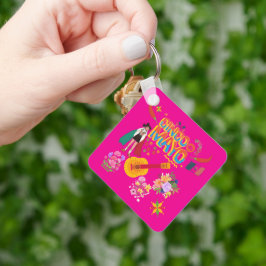 Cinco De Mayo hete roze Sleutelhanger