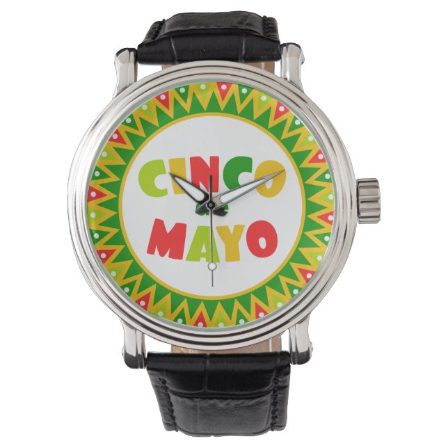 Cinco de Mayo Horloge (Voorkant)