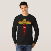 Cinco de mayo hot chilli pepper Cinco de mayo Fies T-shirt (Voorkant volledig)