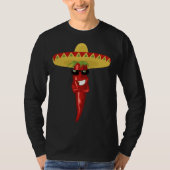 Cinco de mayo hot chilli pepper Cinco de mayo Fies T-shirt (Voorkant)