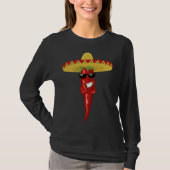 Cinco de mayo hot chilli pepper Cinco de mayo Fies T-shirt (Voorkant)