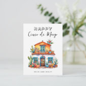 Cinco De Mayo Huis Promotie Realiteit Feestdagenkaart (Staand voorkant)