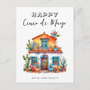 Cinco De Mayo Huis Promotie Realiteit Feestdagenkaart