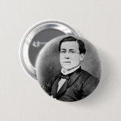 Cinco de Mayo Ignacio Zaragoza Seguín Button (Voorkant /achterkant)