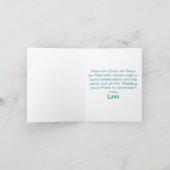 Cinco de Mayo Iguana Dragen Sombrero & Serape Feestdagen Kaart (Binnen)