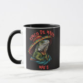 Cinco de Mayo Iguana Dragen Sombrero & Serape Mok (Links)