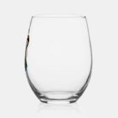 Cinco de Mayo Iguana Dragen Sombrero & Serape Wijnglas Zonder Voet (Links)