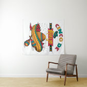 Cinco De Mayo Illustration, 1/2 Wandkleed (In Situ (horizontaal))