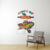 Cinco De Mayo Illustration, 1/2 Wandkleed (In situ)