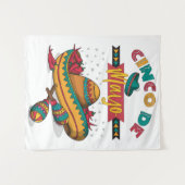 Cinco De Mayo Illustration, 1/2 Wandkleed (Voorkant (horizontaal))