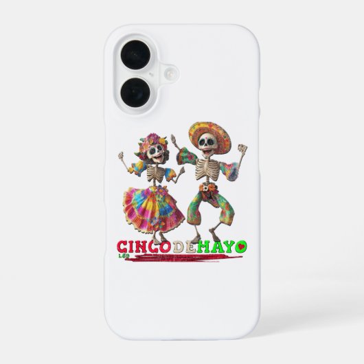 CINCO DE MAYO iPhone 16 HOESJE (Achterkant)