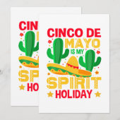 Cinco de Mayo is mijn geliefde feestdag Feestdagenkaart (Voorkant / Achterkant)