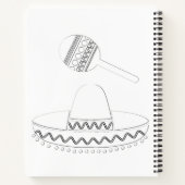 Cinco de Mayo Journal, Kleurrijk Hoesje Notitieboek (Achterkant)