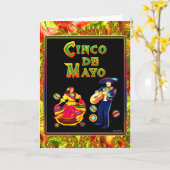 Cinco De Mayo Kaart (Gele Bloem)