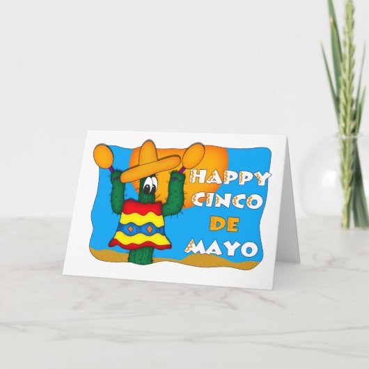 Cinco DE Mayo Kaart (Voorkant)