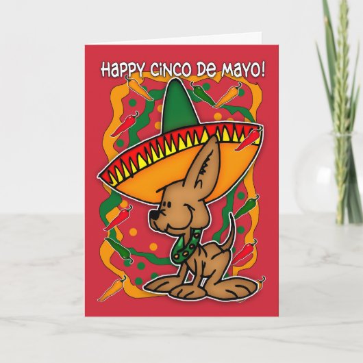 Cinco DE Mayo Kaart (Voorkant)