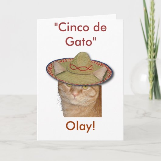 Cinco de Mayo Kaart (Voorkant)