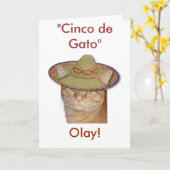 Cinco de Mayo Kaart (Gele Bloem)