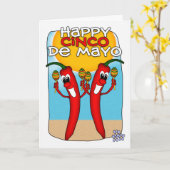 Cinco DE Mayo Kaart (Gele Bloem)