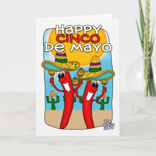 Cinco DE Mayo Kaart (Voorkant)
