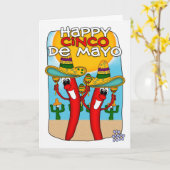Cinco DE Mayo Kaart (Gele Bloem)