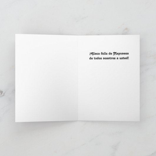  Cinco de Mayo Kaart (Binnen)