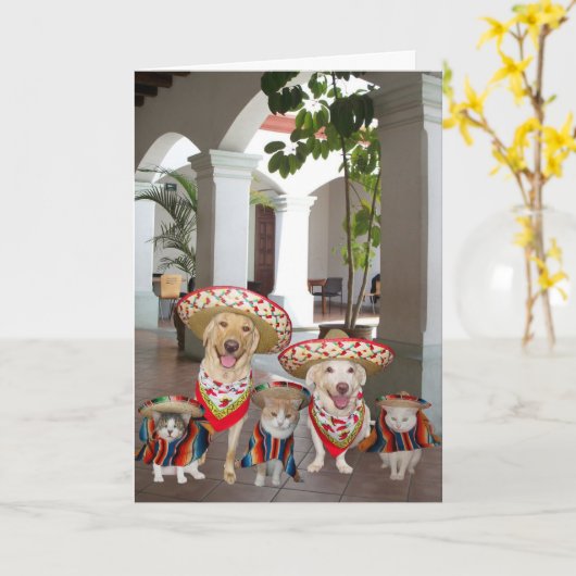  Cinco de Mayo Kaart (Gele Bloem)