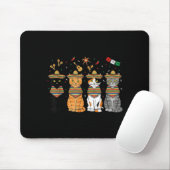 Cinco De Mayo Katten Grappige Sombrero Mexicaans F Muismat (Met muis)