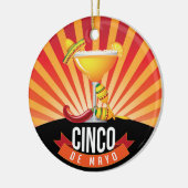 Cinco de Mayo Keramisch Ornament (Links)
