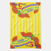 Cinco de Mayo Kitchen Towel Theedoek (Verticaal)