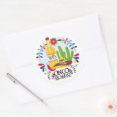 Cinco De Mayo Klassieke Ronde Sticker (Envelop)