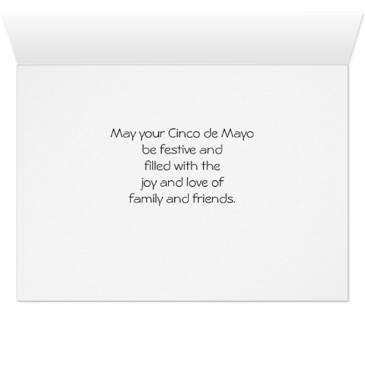 Cinco de Mayo, kleurrijk mozaïekpatroon (Binenzijde Horizontaal (Onderkant))