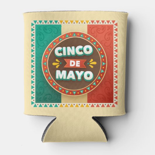 Cinco De Mayo Koelbox Blikjeskoeler (Voorkant)