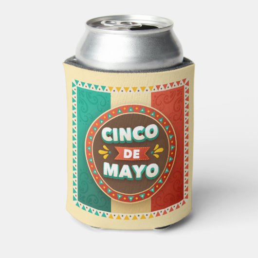 Cinco De Mayo Koelbox Blikjeskoeler (Blikje Achterkant)