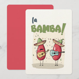 Cinco de Mayo La Bamba Chili Jam & Spicy Strings Kaart