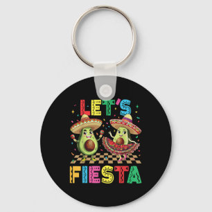 Cinco de Mayo laat Fiesta Mexicaanse grappige avoc Sleutelhanger