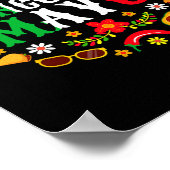 Cinco De Mayo Laat Fiesta Squad 5 De Mayo Mexicaan Poster (Hoek)