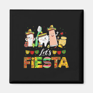 Cinco de Mayo laat Fiesta tandheelkundige ploeg gr Magneet