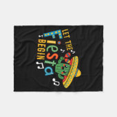 Cinco de mayo laat het feest beginnen grappige mex fleece deken (Voorkant (Horizontaal))
