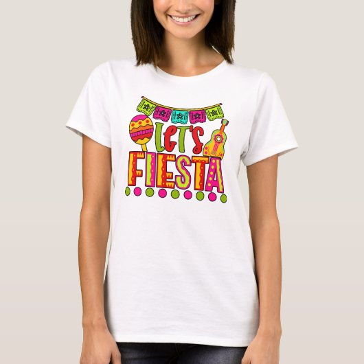 CINCO DE MAYO LAAT ONs FEIERN T-shirt (Voorkant)