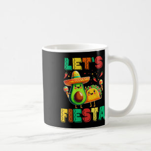 Cinco De Mayo Laten we Avocado en Tacos Cinco vier Koffiemok