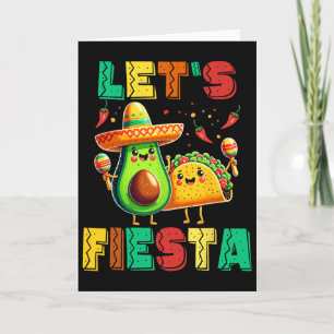 Cinco De Mayo Laten We Feest Avocado En Tacos Cinc Kaart