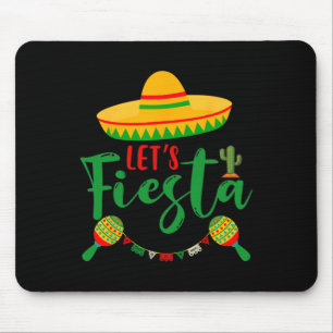 Cinco De Mayo Laten we feest vieren Mexicaans fees Muismat