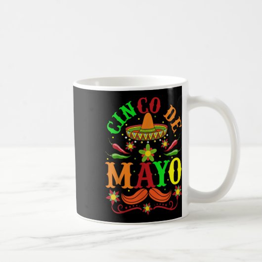Cinco De Mayo Lets Fiesta Squad 5 De Mayo Mexican Koffiemok (Rechts)
