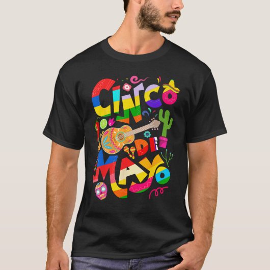 Cinco De Mayo Lets Fiesta Squad 5 De Mayo Mexican  T-shirt (Voorkant)