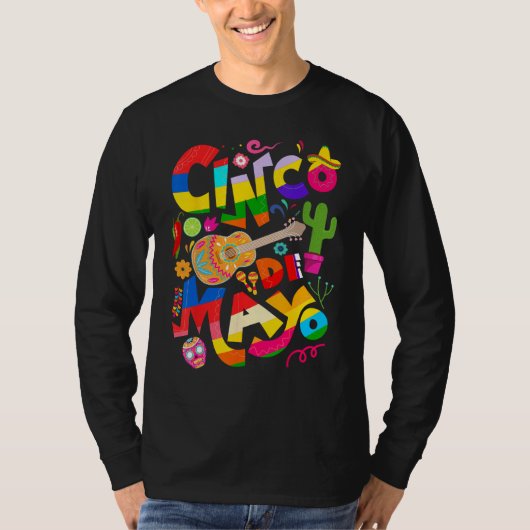 Cinco De Mayo Lets Fiesta Squad 5 De Mayo Mexican  T-shirt (Voorkant)