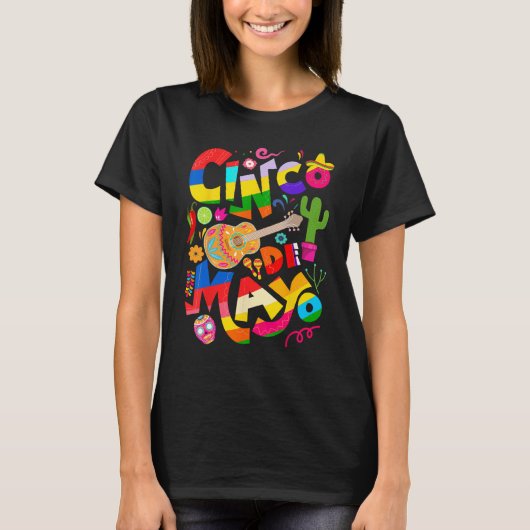 Cinco De Mayo Lets Fiesta Squad 5 De Mayo Mexican  T-shirt (Voorkant)