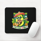 Cinco De Mayo Let's Guac n' Roll! Avocado Gitaris Muismat (Met muis)