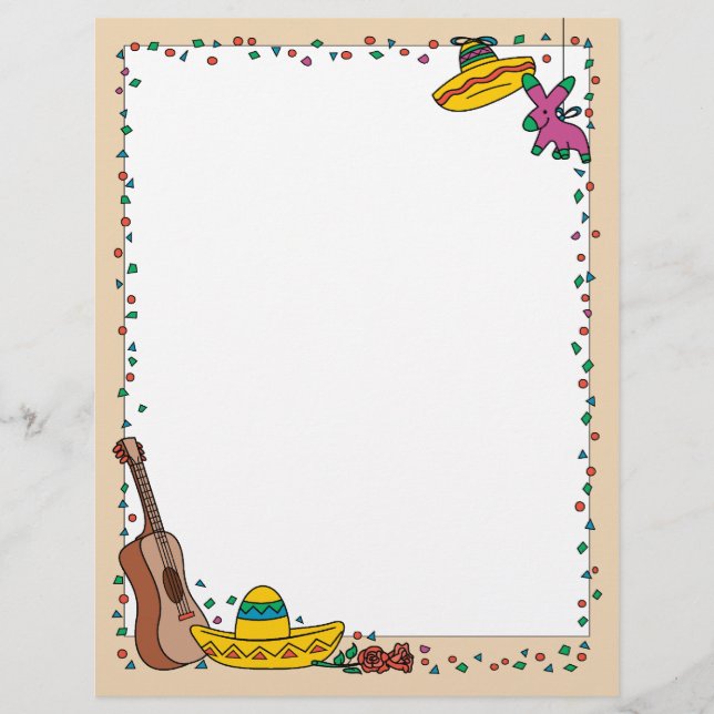 Cinco De Mayo Letterhead (Voorkant)